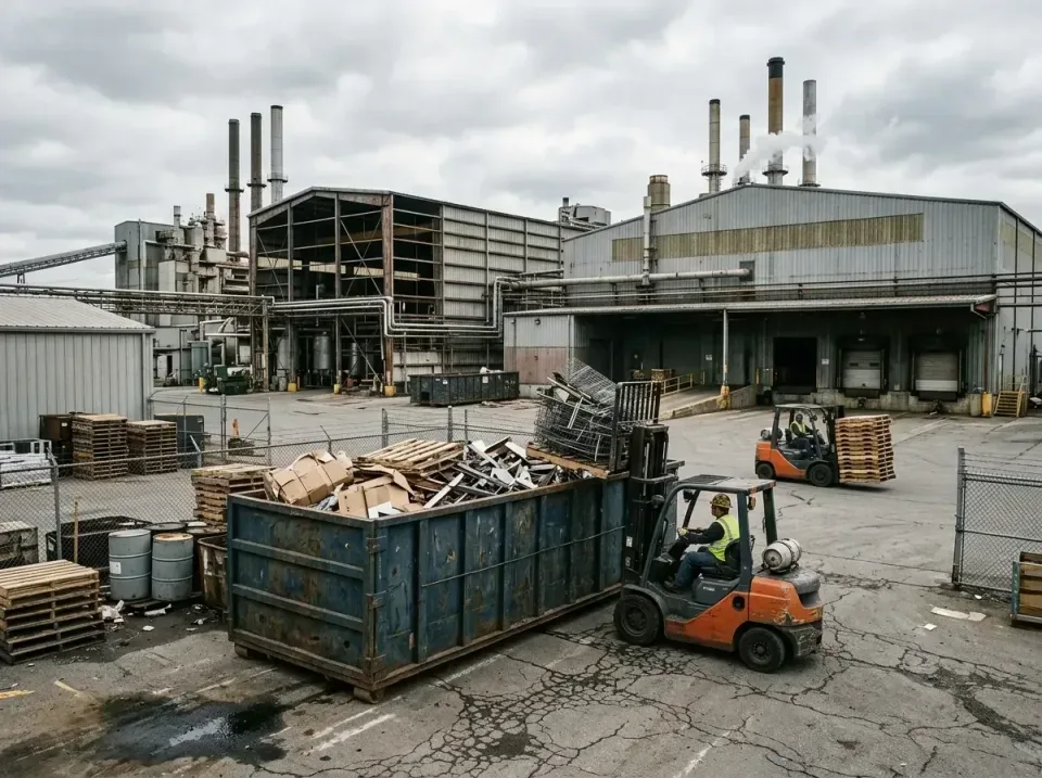 industrial-factory-scrap-conta-003 — frequently asked questions, Cheap Roll-off Dumpster Rentals in Fox Crossing, WI